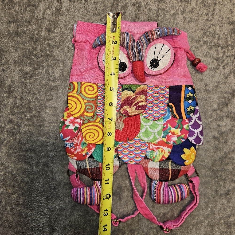 Colorful Owl Backpack - Picture 3 of 6